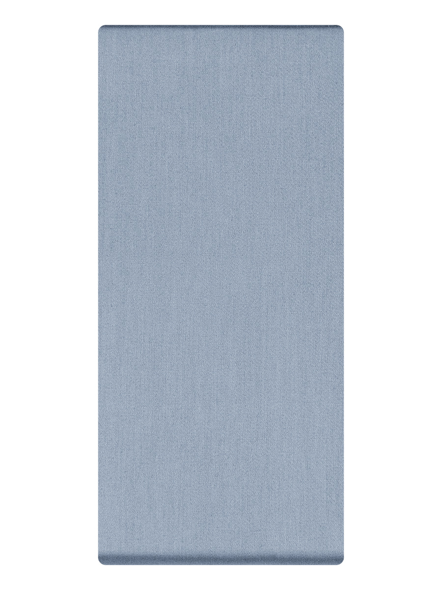 Простыня натяжная DeNASTIA сатин 160x200+25 голубой C060076 - фото 3