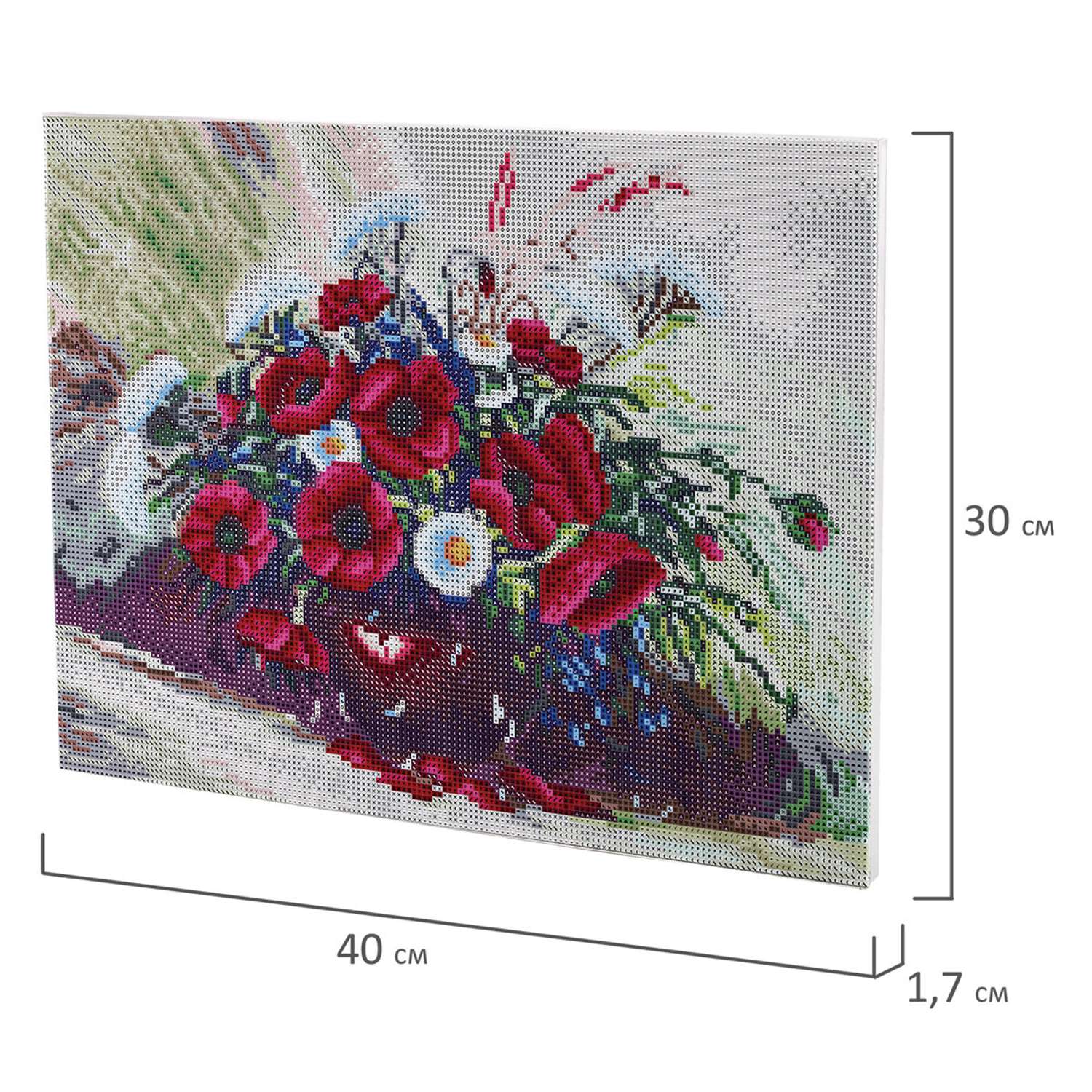 Алмазная мозаика Остров Сокровищ 30х40 см Полевые цветы - фото 7