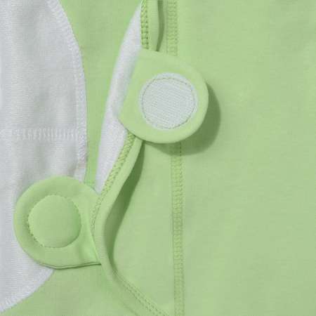 Пеленка Pecorella SwaddleFun на липучках L 4.5-8.5кг Light Green