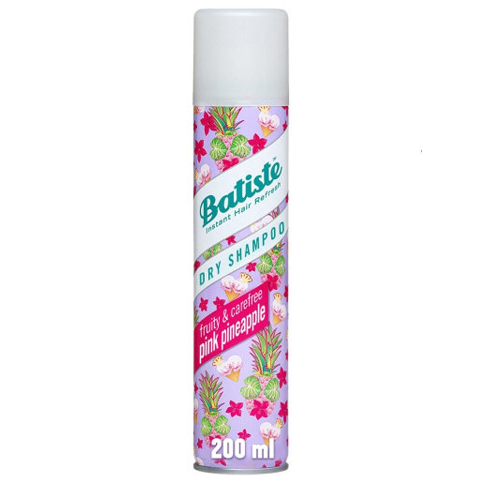 Шампунь BATISTE Pink Pineapple cухой очищает и освежает волосы 200 мл - фото 1