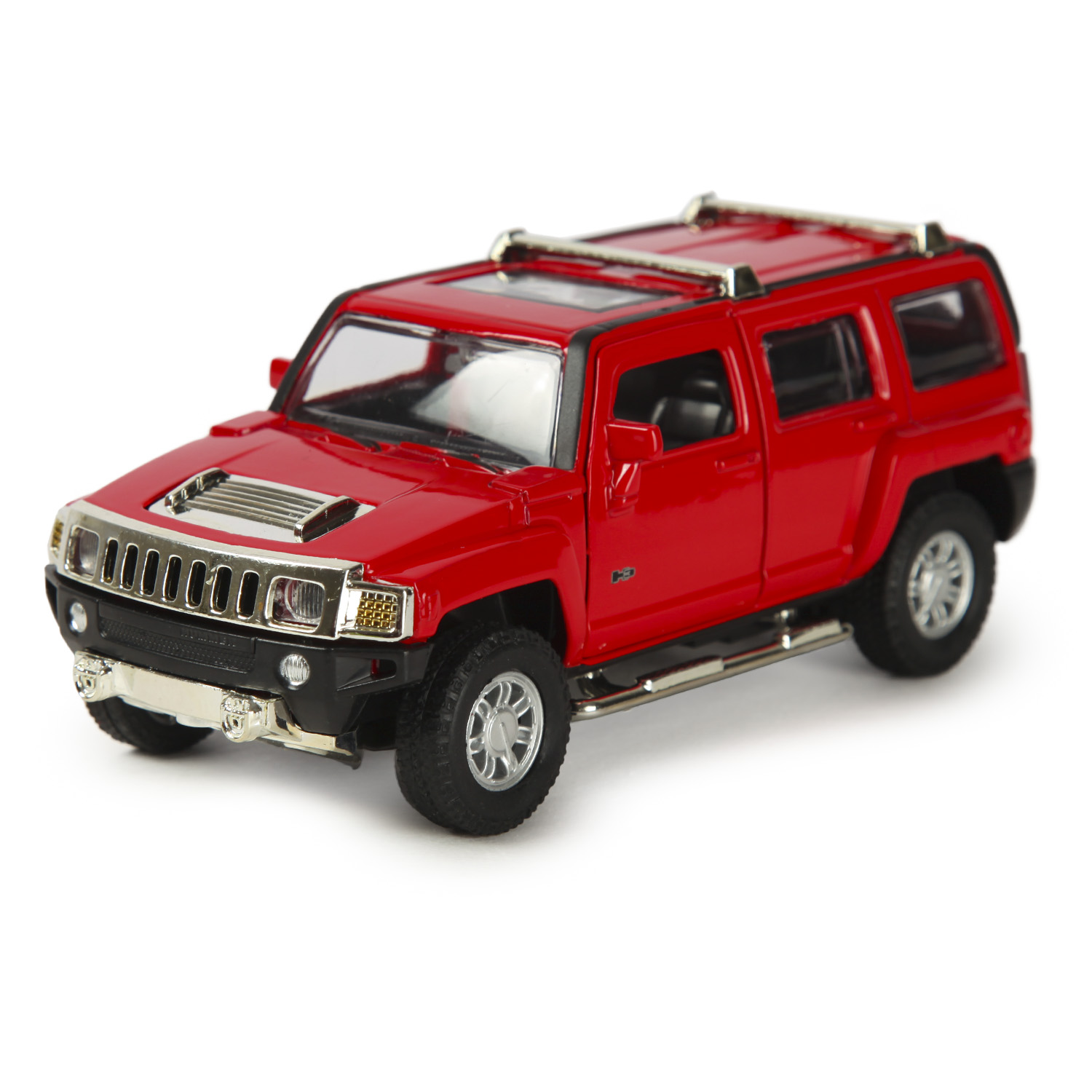 Машинка Mobicaro 1:32 Hummer H3 Красная 68321 68321 - фото 1