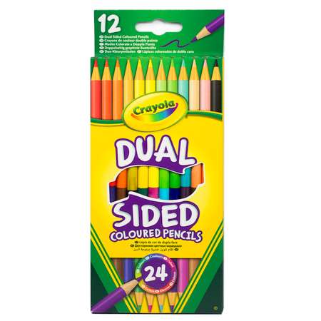 Карандаши Crayola двусторонние, 12 шт