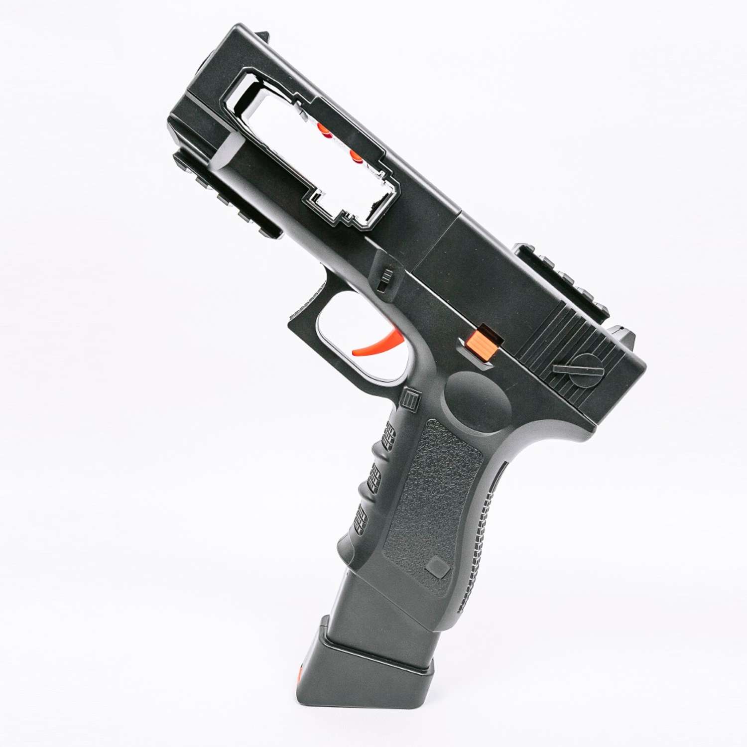 Пистолет детский игрушечный HITMAN GUN автоматический с пульками и дополнительные боеприпасы - фото 17