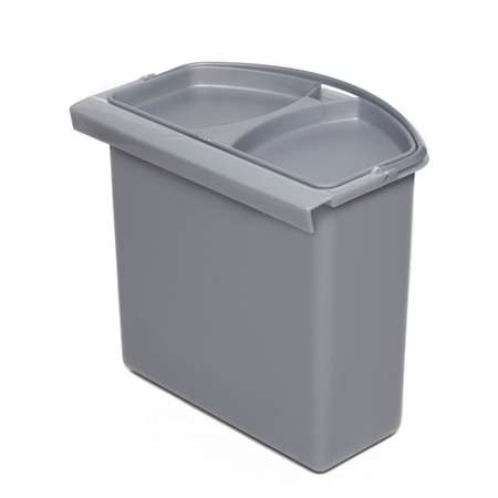 Контейнер для мусора NAVAKO Theta 7 Metallic Grey