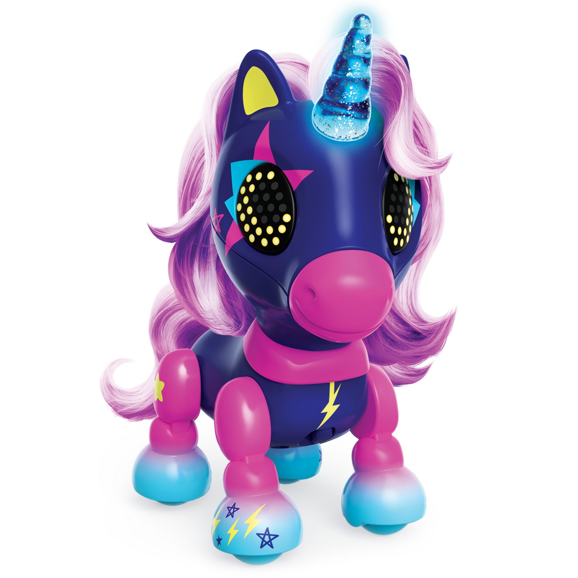 Игрушка Zoomer Lollipets Счастливый Единорог Midnight электронная 6044201/20101107 - фото 3