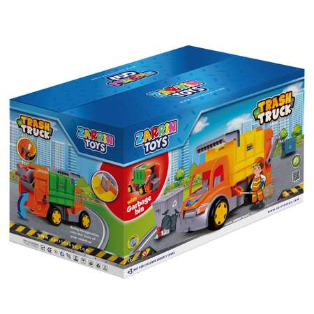 Мусоровоз игрушечный Zarrin Toys TrashTruck с баком