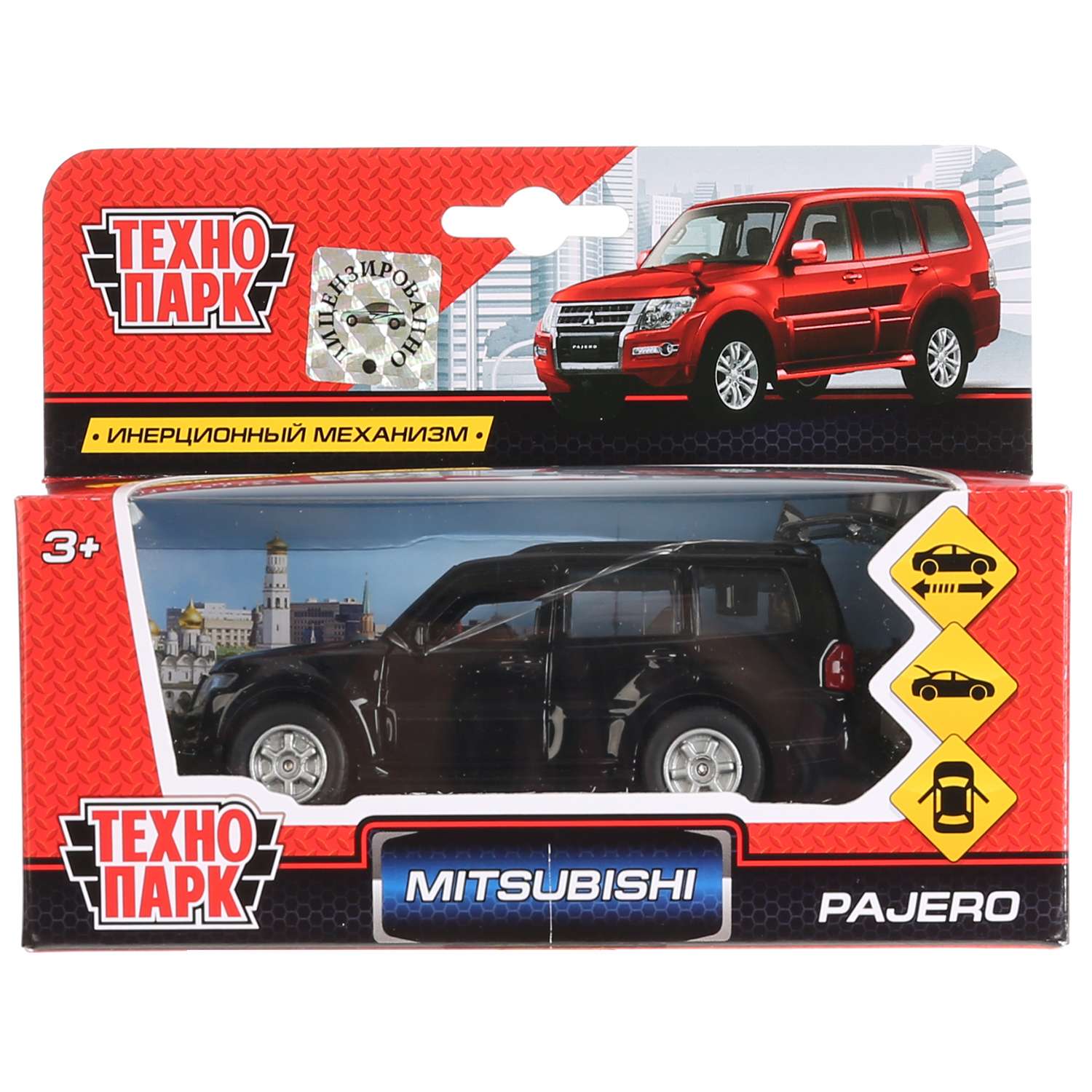 Машина Технопарк Mitsubishi Pajero инерционная 275013 275013 - фото 2