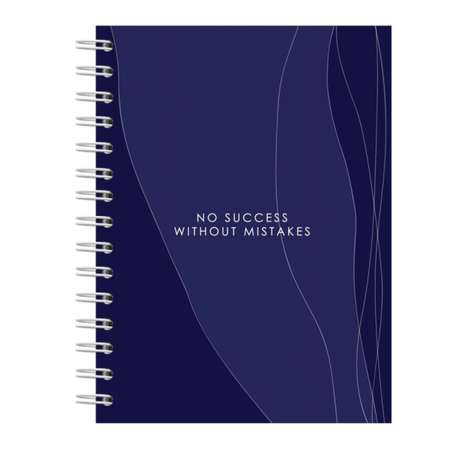 Бизнес-тетрадь Attache Selection Success А5 120 листов твердая обложка спираль синий