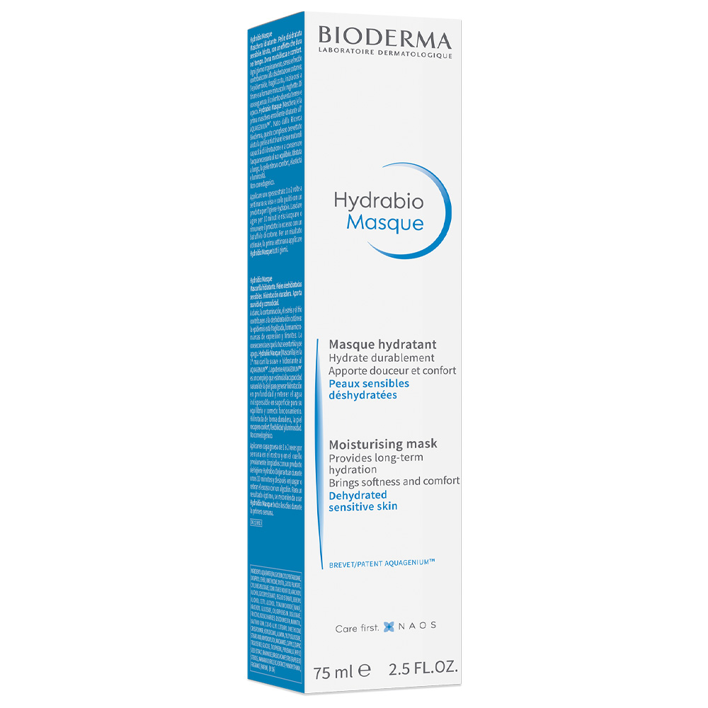 Маска Bioderma Hydrabio увлажняющая для обезвоженной кожи лица 75 мл - фото 1