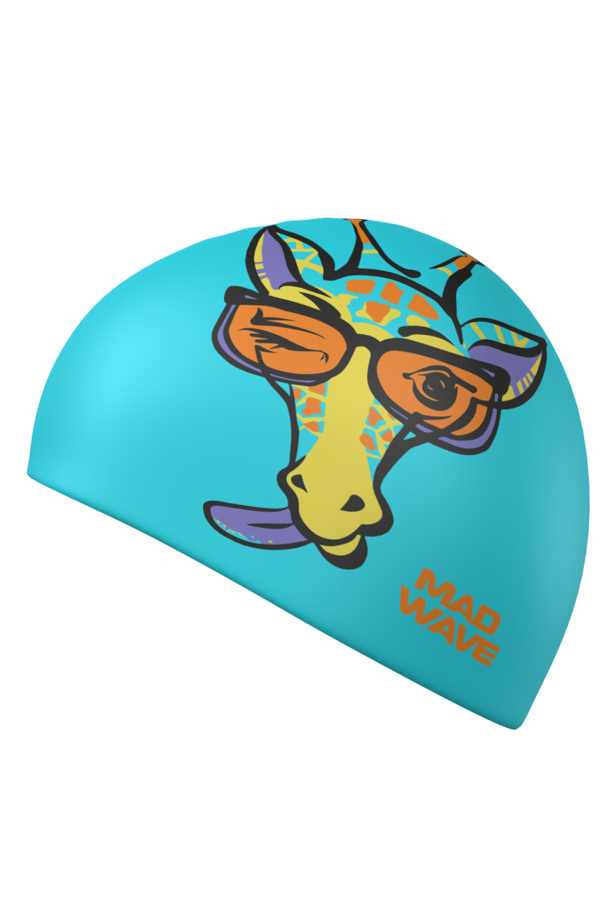 Шапочка для бассейна Mad Wave Giraffe M0574 17 0 00W - фото 1