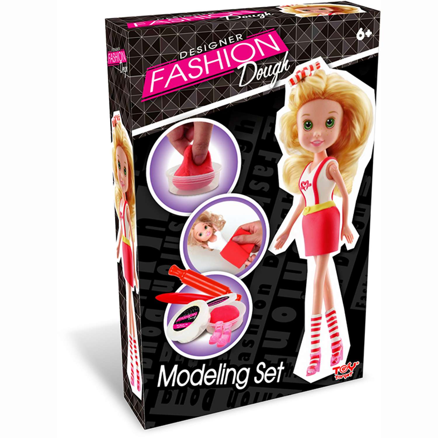Набор для творчества Toy Target с пластилином и куклой - фото 1