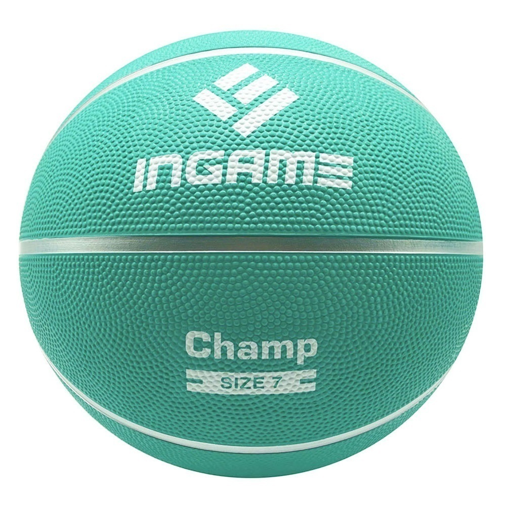 Мяч баскетбольный InGame CHAMP №7 бирюзовый - фото 1