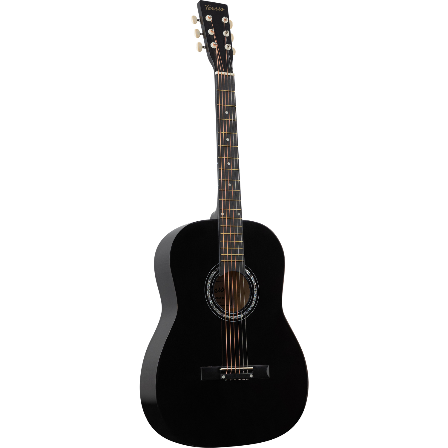 Гитара акустическая Terris TF-385A BK шестиструнная цвет черный - фото 5