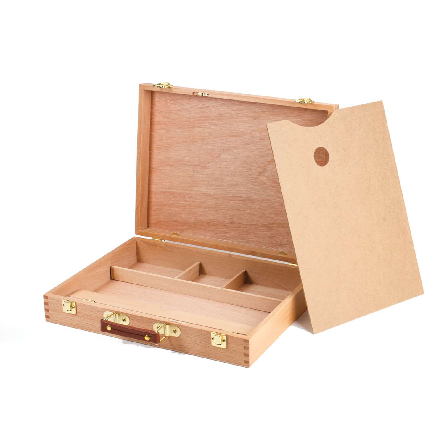 Этюдный ящик Brauberg деревянный для рисования 40х31х8 см - фото 1