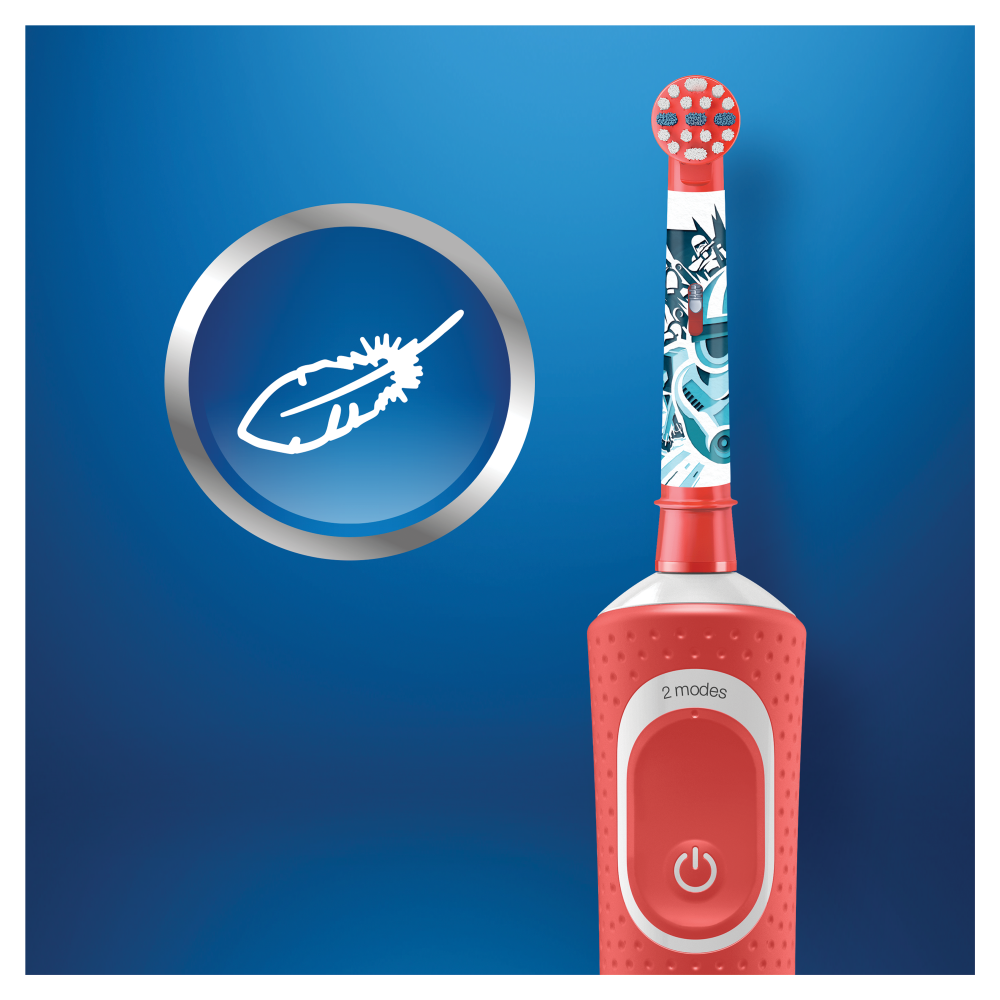 Электрическая зубная щетка ORAL-B Vitality Kids StarWars D100.433.2K - фото 6