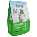 Корм для кошек и котов Karmy 1.5кг Sterilized для стерилизованных и кастрированных курица