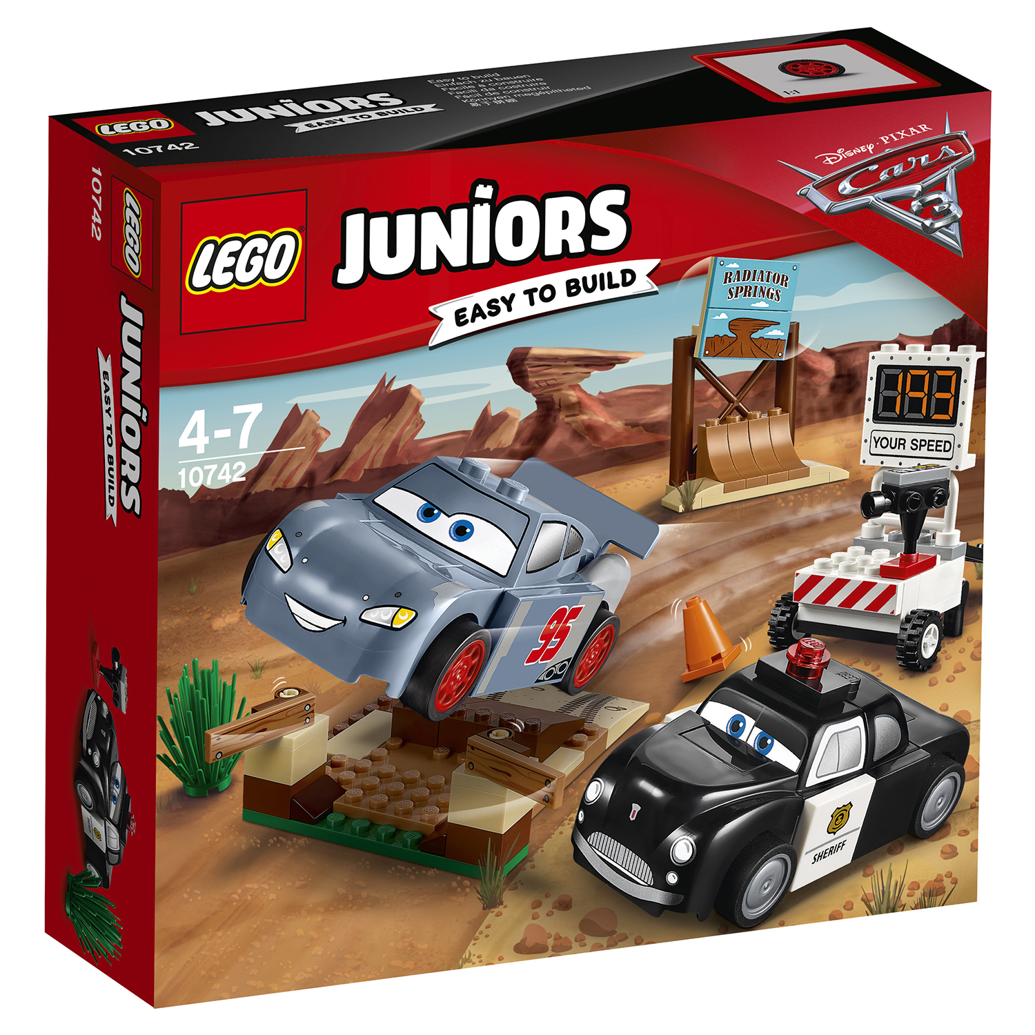 Конструктор LEGO Juniors Тренировочный полигон Вилли Бутта (10742) купить  по цене 1499 ₽ в интернет-магазине Детский мир