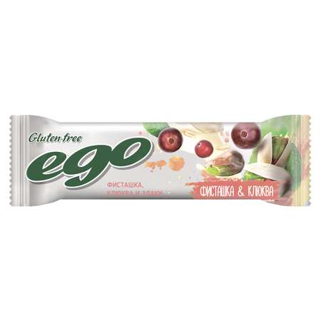 Батончик Ego ореховый фисташка-клюква с йогуртовой глазурью 35г