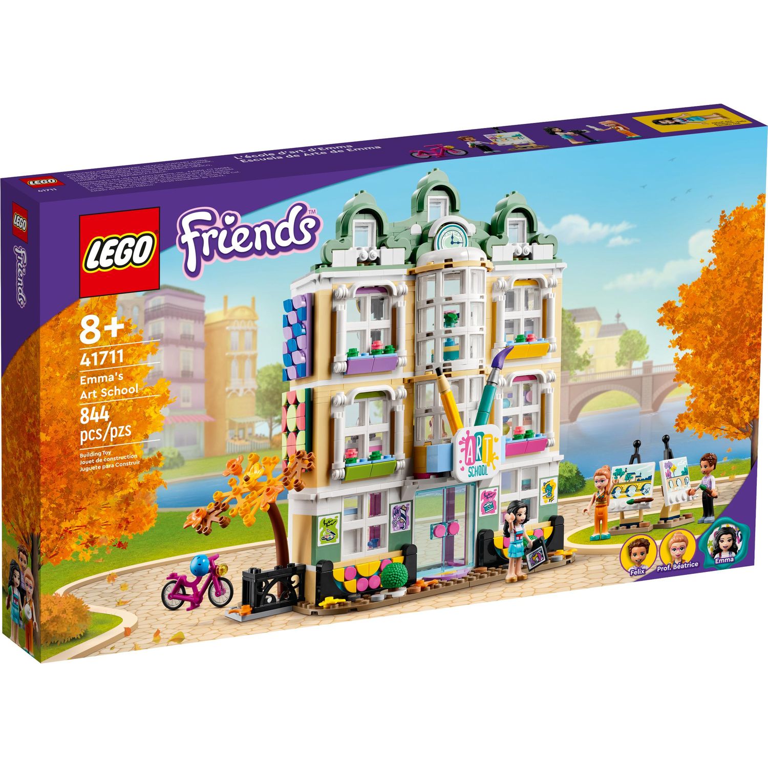 Конструктор LEGO Friends Emmas Art School 41711 купить по цене 3999 ₽ в  интернет-магазине Детский мир