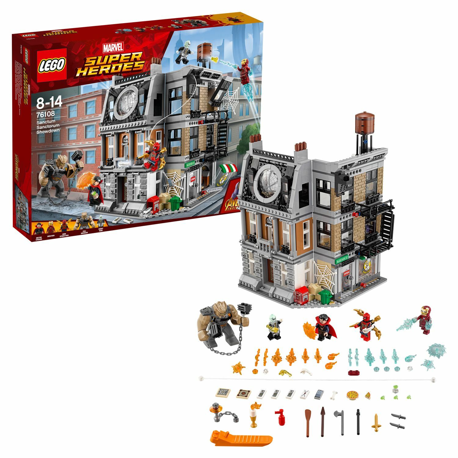 Конструктор LEGO Super Heroes Решающий бой в Санктум Санкторум 76108 купить  по цене 7999 ₽ в интернет-магазине Детский мир