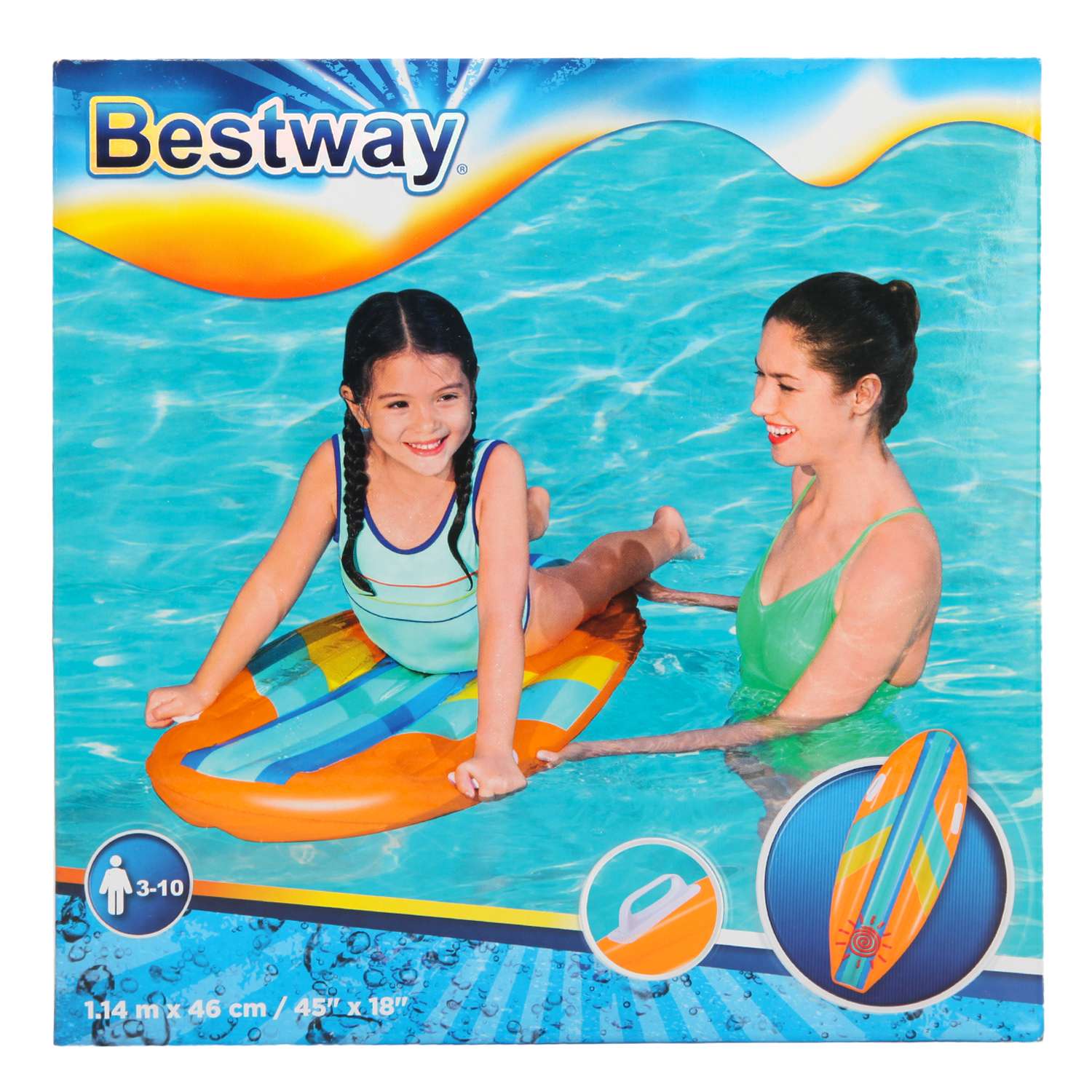 Матрас для плавания Bestway Серф-доска в ассортименте 42046 - фото 2