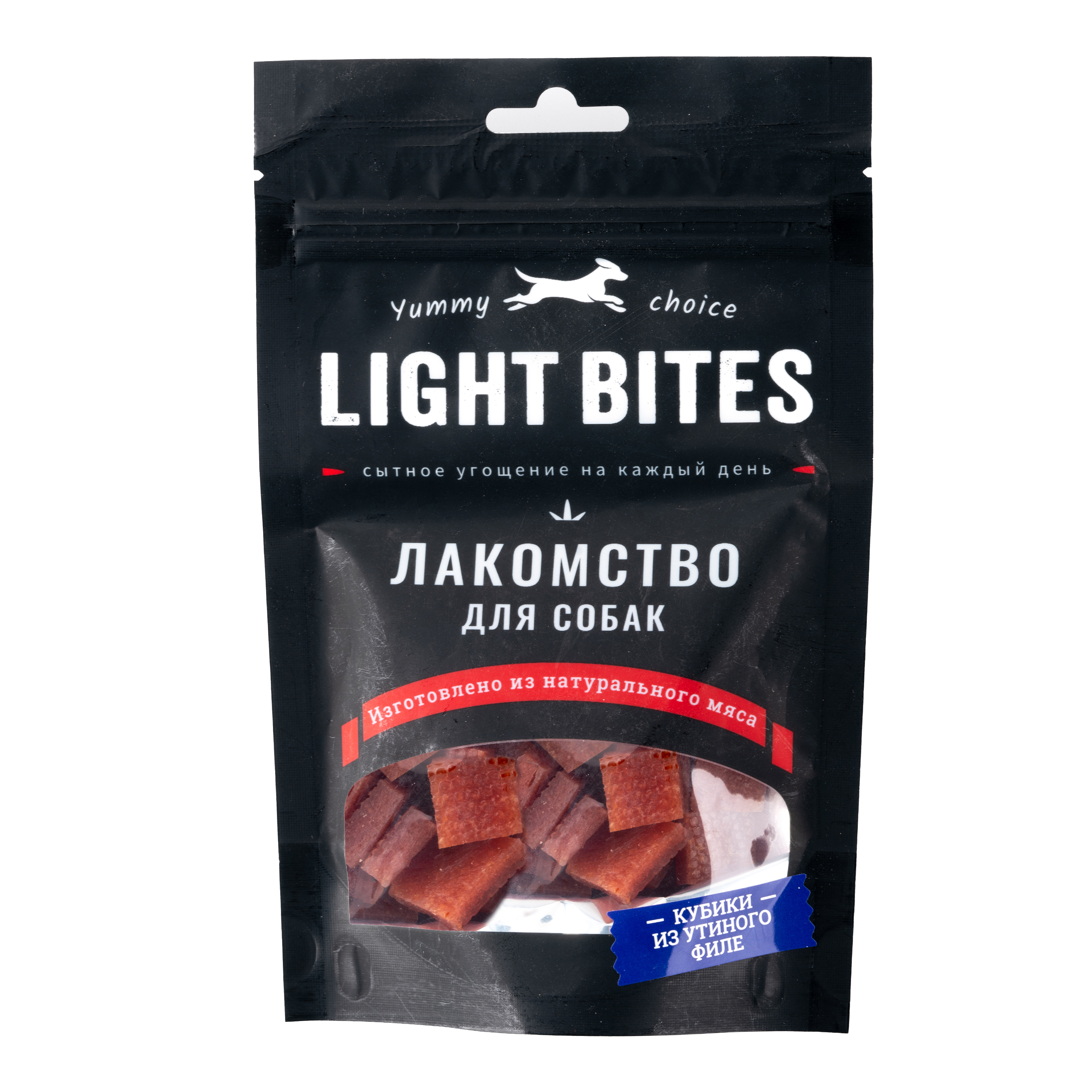 Лакомство для собак LIGHT BITES 0.055 кг утка (для активных) - фото 1