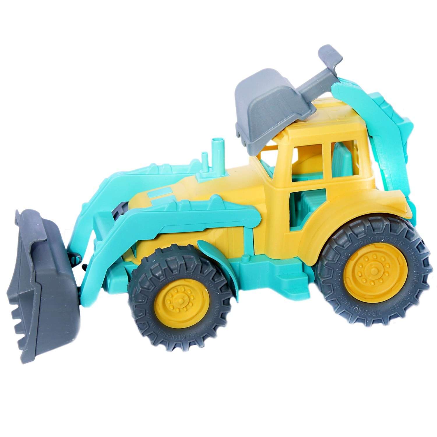 Трактор Казик полной комплектации Серо-желтый KSC22-203-4 KSC22-203-4 - фото 1