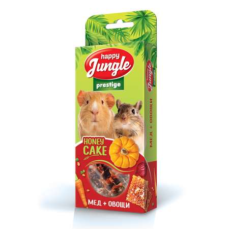 Лакомство для грызунов HappyJungle Престиж корзинки мед-овощи 30г*3шт