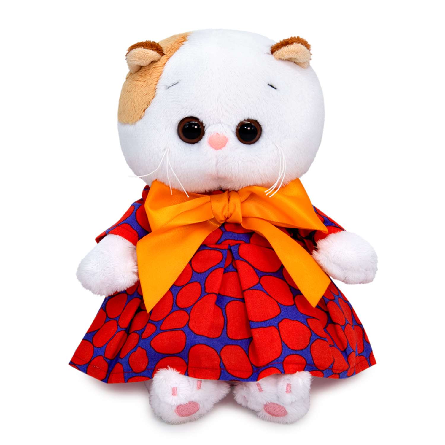 Мягкая игрушка BUDI BASA Ли-Ли BABY в платье с оранжевым бантом 20 см LB-101 - фото 1