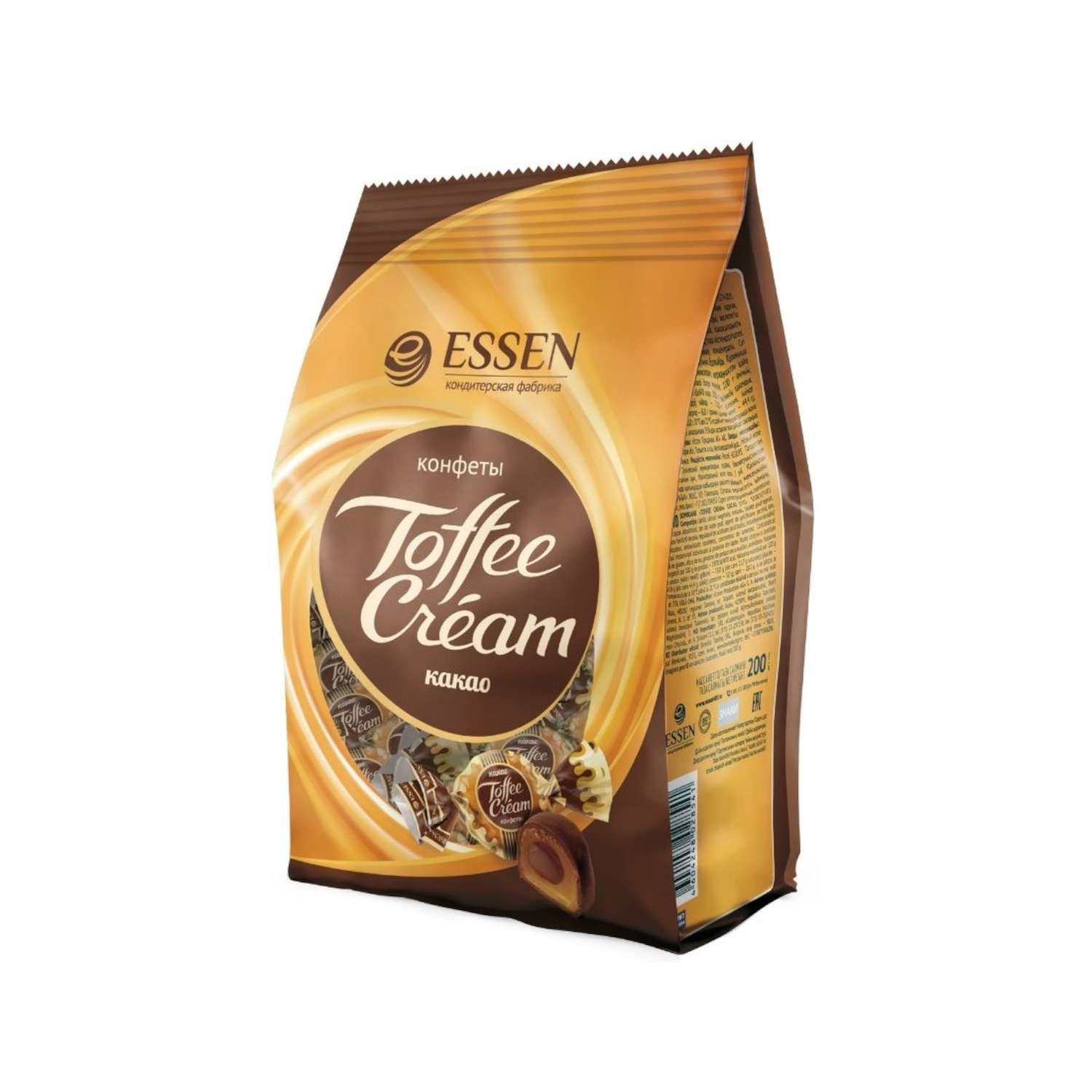 Конфеты Essen Toffee cream какао 200г - фото 1