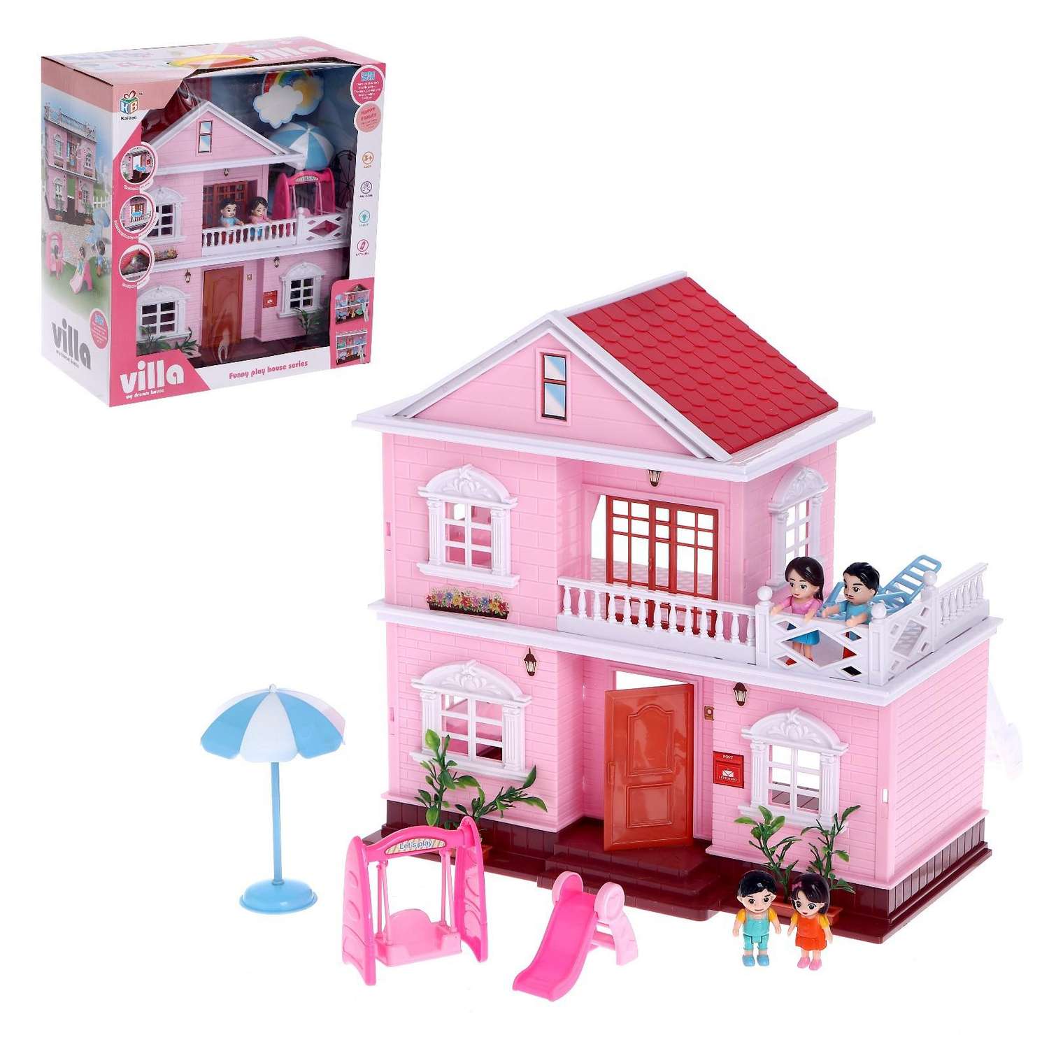 Дом для кукол Sima-Land Дача с аксессуарами 5084707 - фото 1