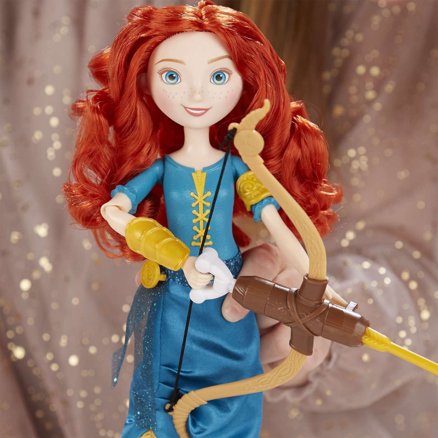 Кукла Princess Disney Hasbro Модная принцесса Мерида и ее хобби B9147EU4 B9146EU4 - фото 6