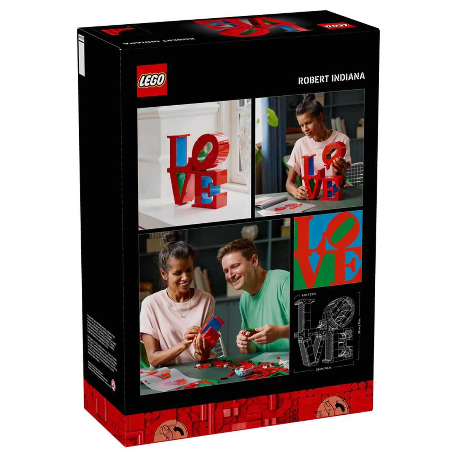 Конструктор детский LEGO Art Слово Love - фото 3