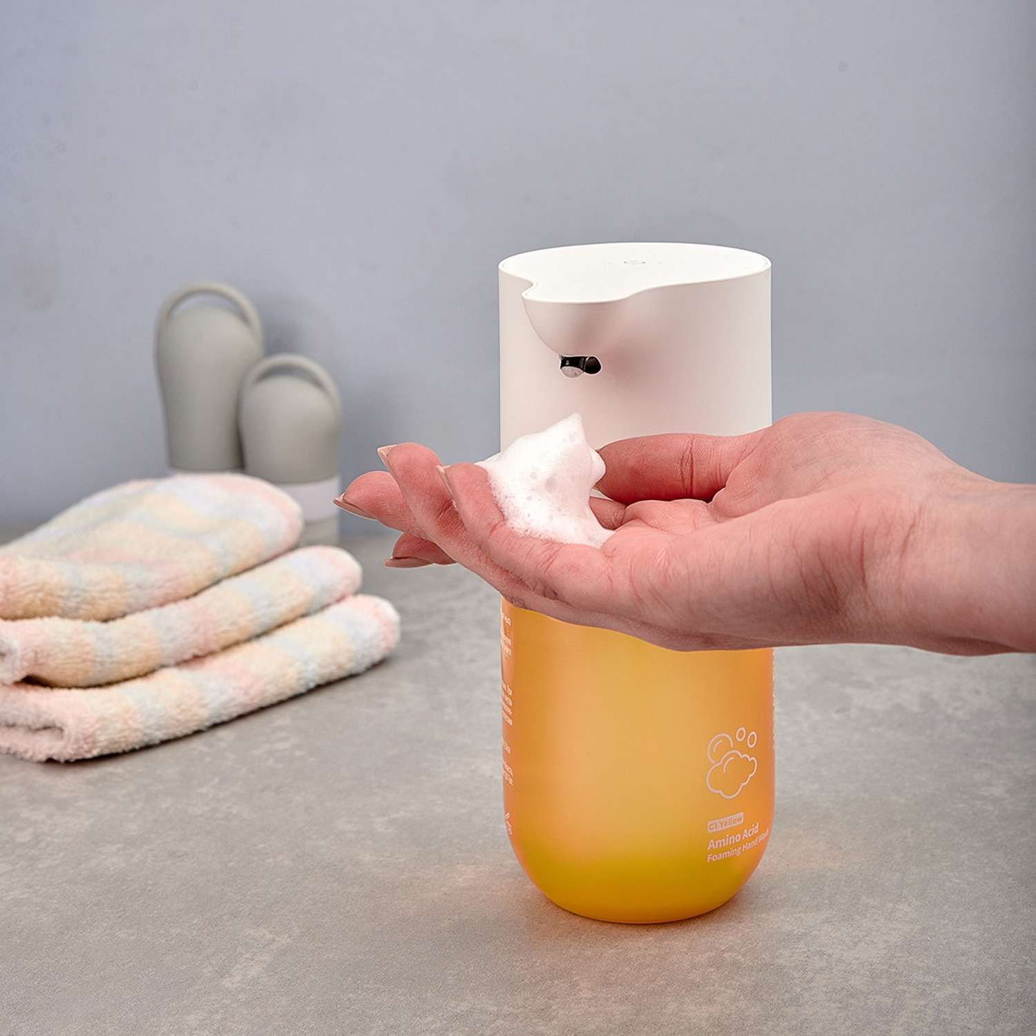 Жидкое мыло пенка SimpleWay для автоматического сенсорного дозатора Спелая дыня 3 х 300 мл - фото 4