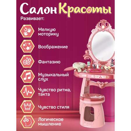 Игровой набор для девочек ДЖАМБО Салон красоты Трюмо