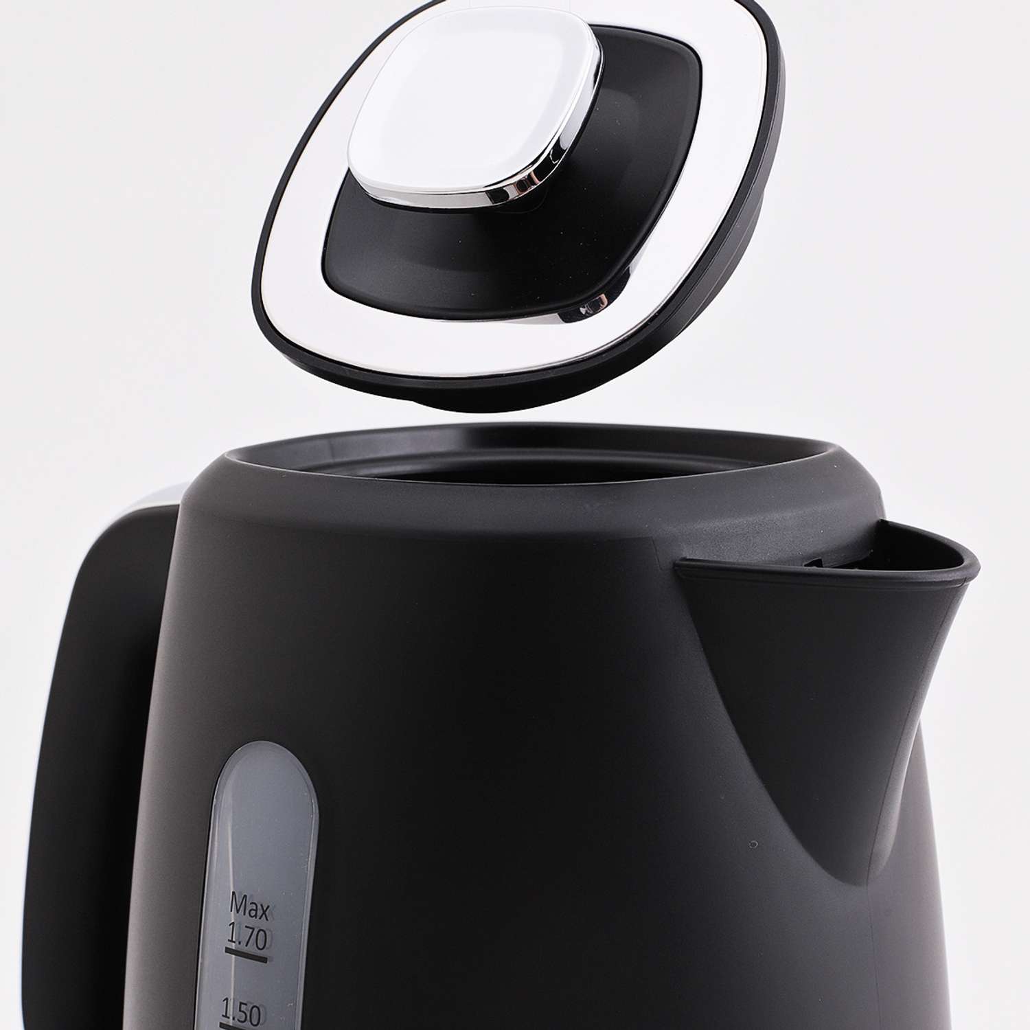 Чайник электрический HOTTER 1.7 л с LED-подсветкой и съёмной крышкой - фото 2