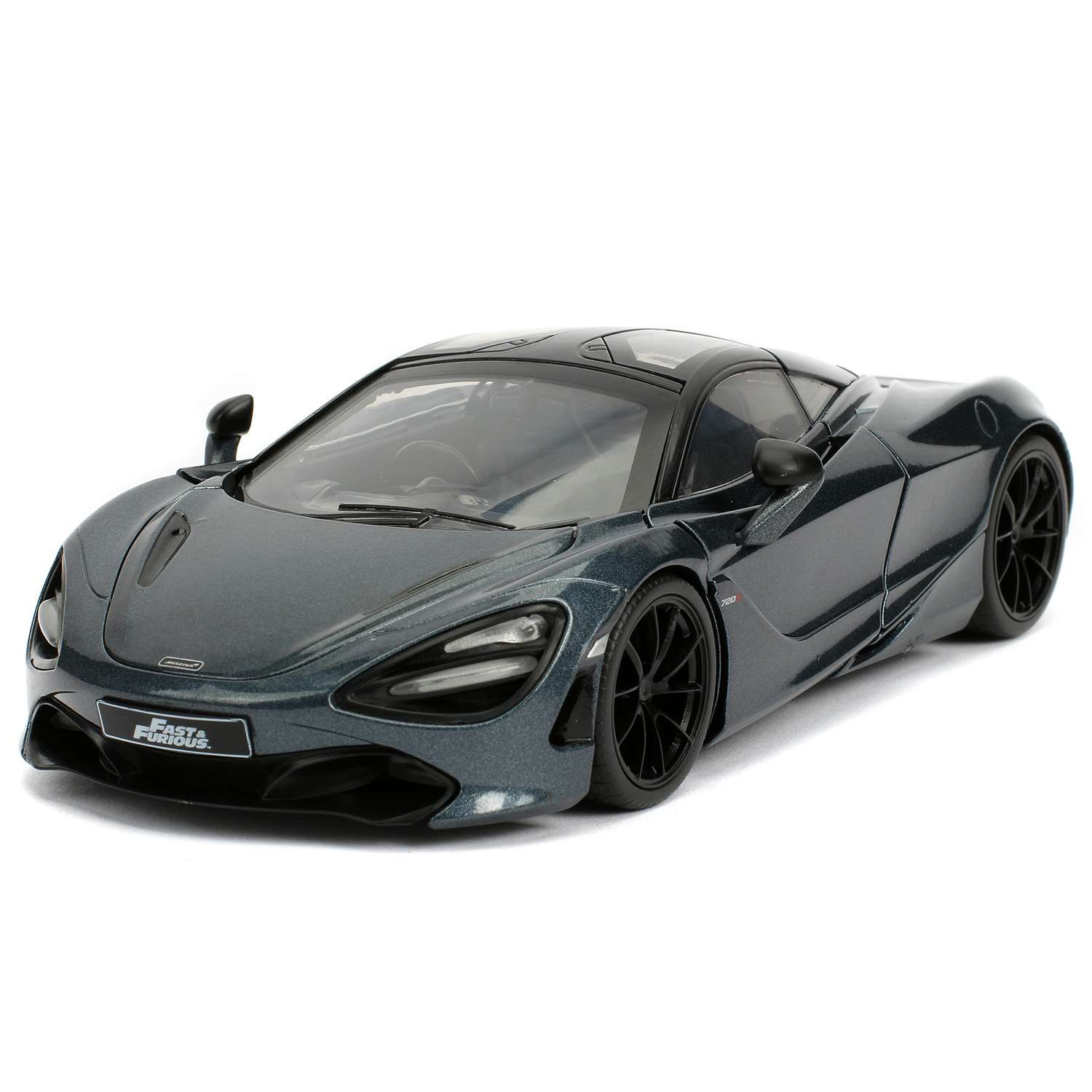 Машина Jada Fast and Furious 1:24 Mclaren 720S Shaws Серая 30754 купить по  цене 5490 ₸ в интернет-магазине Детский мир