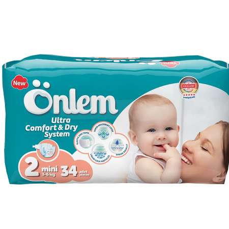 Подгузники детские Onlem Classik 3-6kg advantage 34 штуки