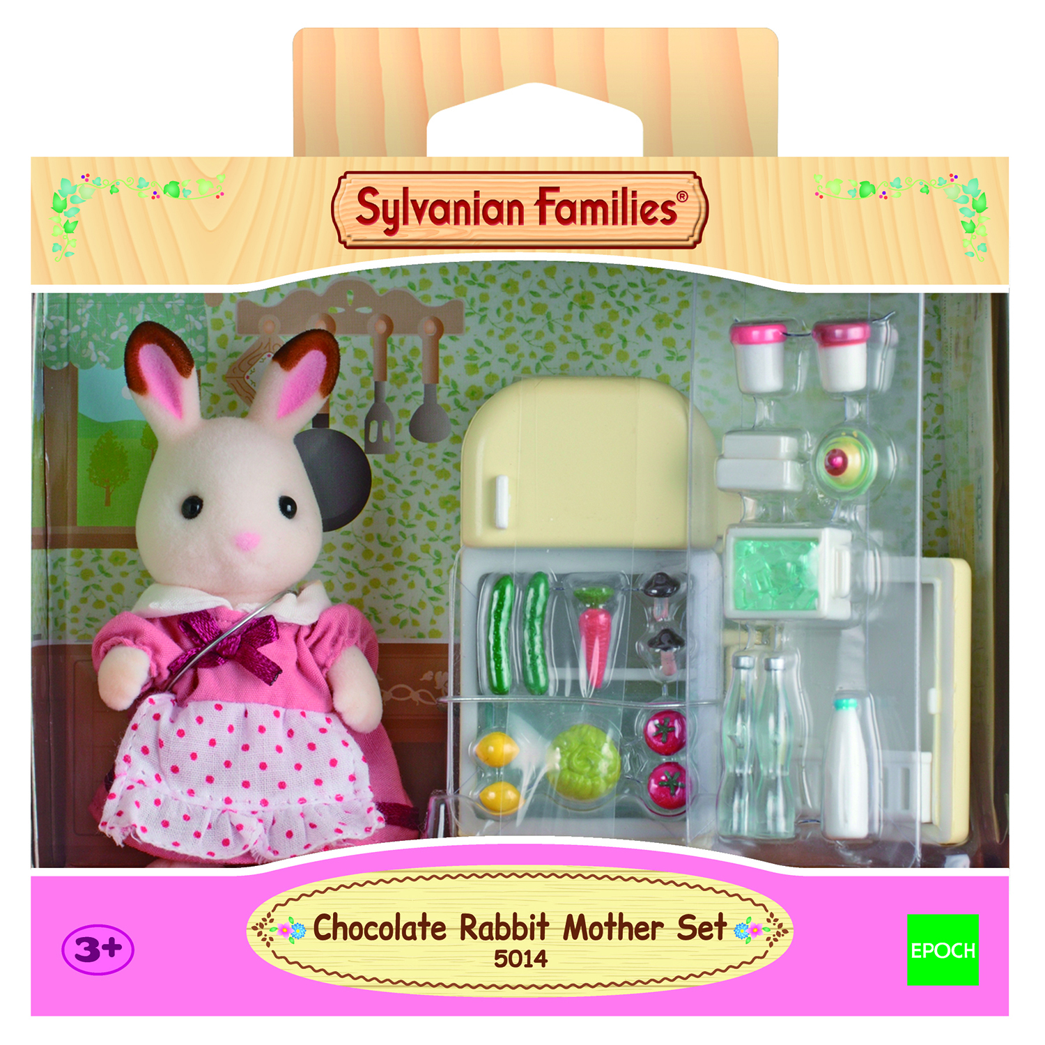 Игровой набор Sylvanian Families Мама кролик и холодильник - фото 3