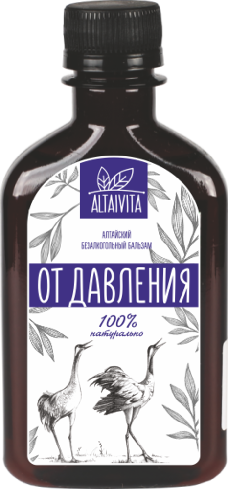 Бальзам От давления Altaivita Алтайский безалкогольный на натуральных травах 200гр - фото 1