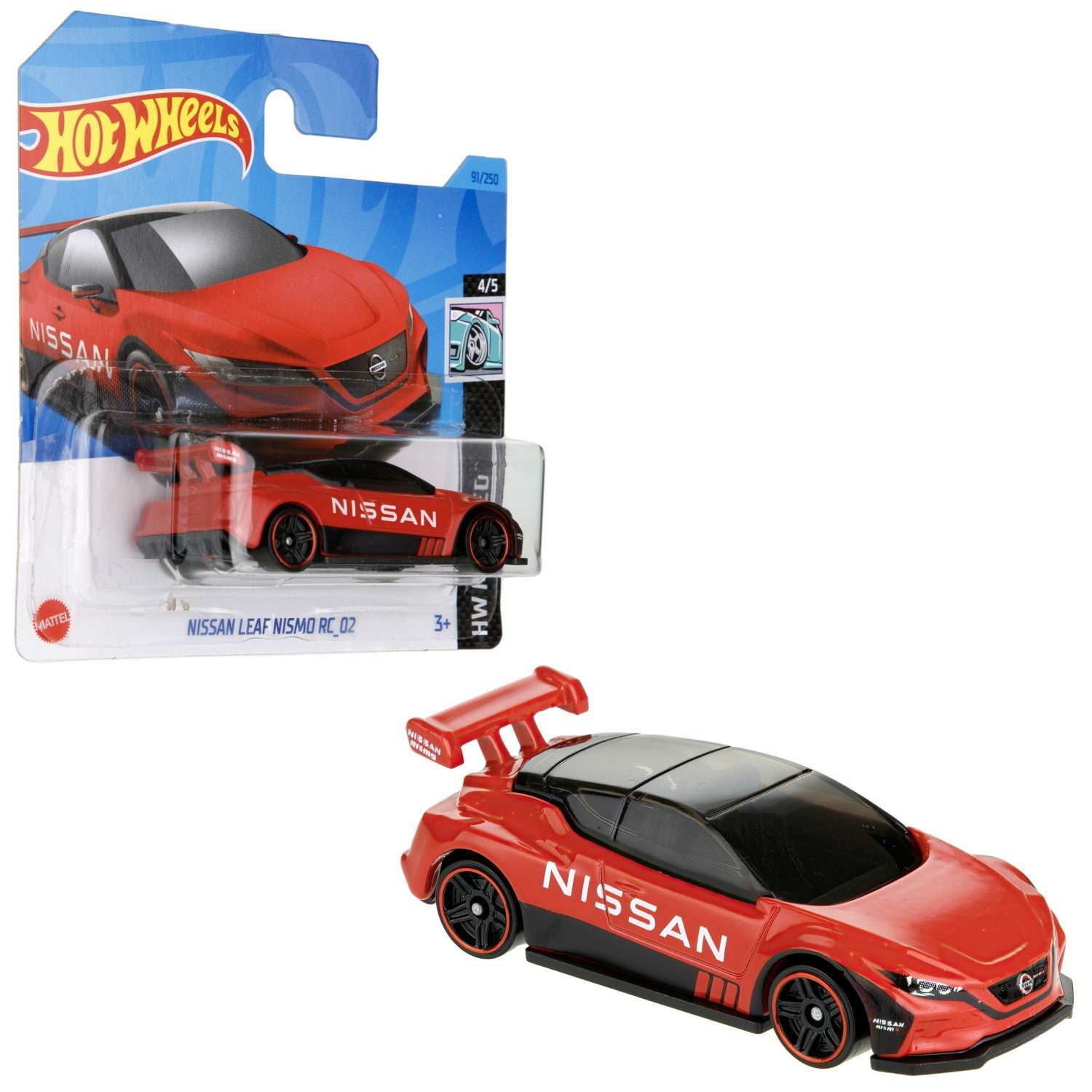 Коллекционная машинка Hot Wheels Ниссан Leaf Nismo Rc-02 5785-48 - фото 1