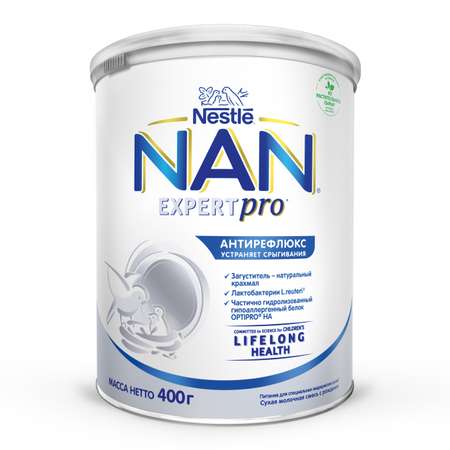 Смесь NAN антирефлюкс 400 г с 0 мес