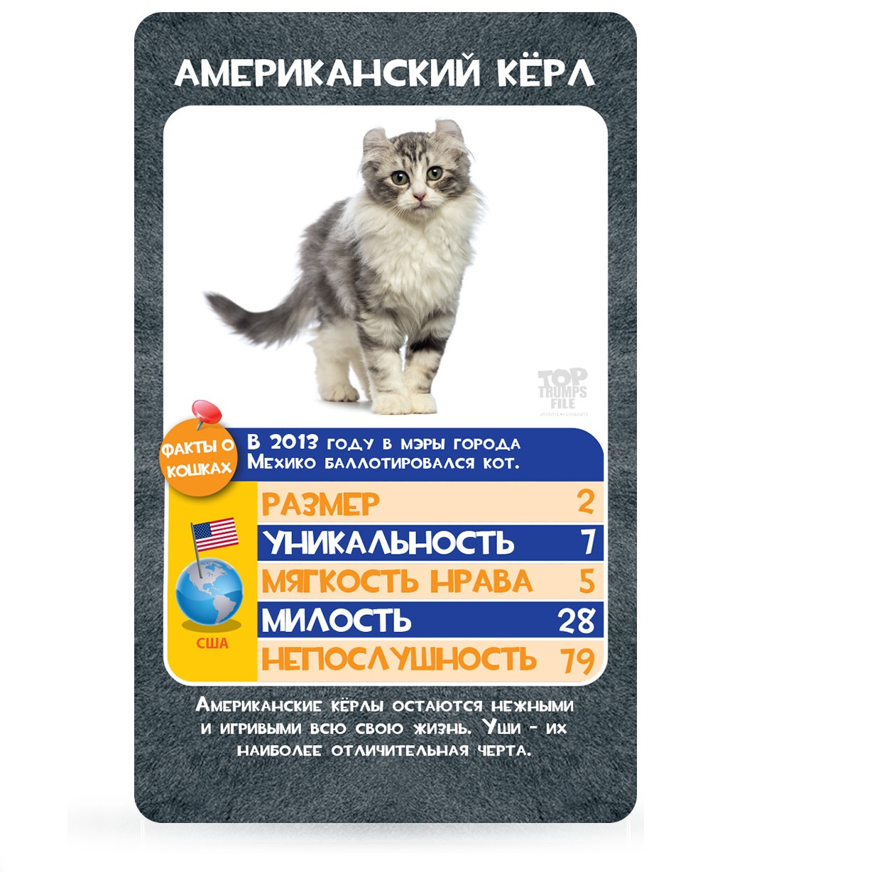 Настольная игра TopTrumps Козырные карты Кошки