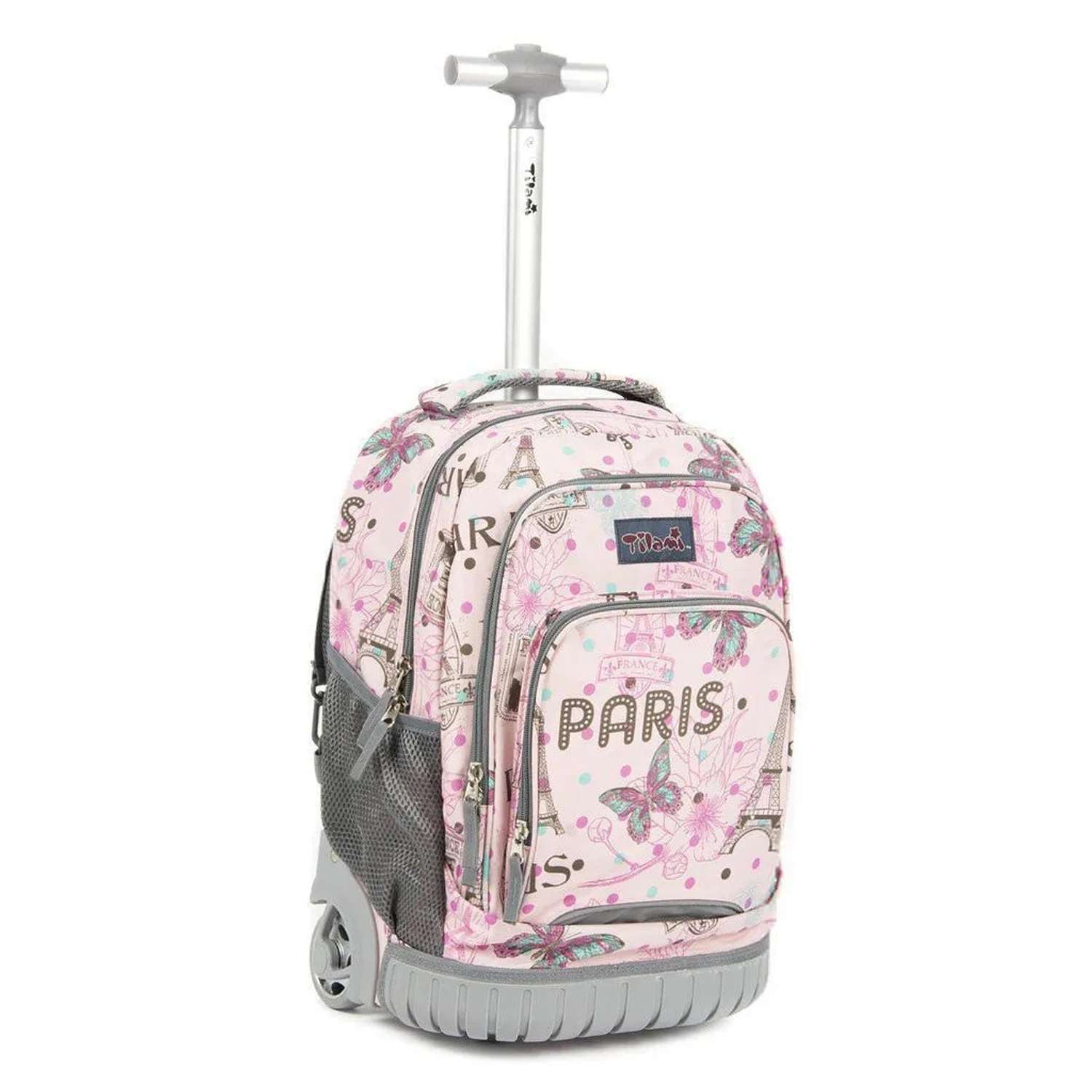 Рюкзак на колесах Tilami Pink Butterfly - фото 1