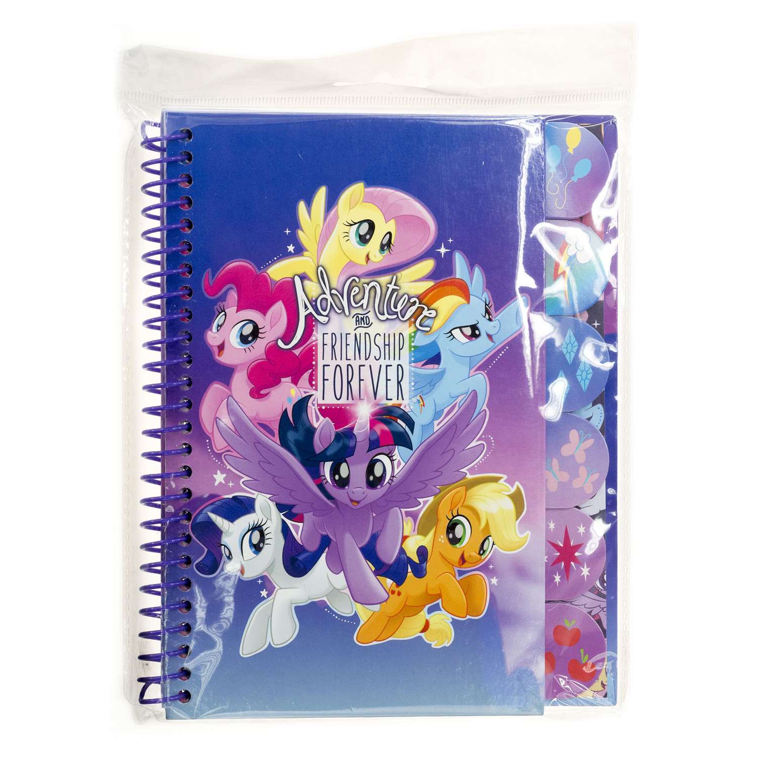 Записная книжка Kinderline My Little Pony с цветными разделителями 60л MPFS-UA1-5037 - фото 2