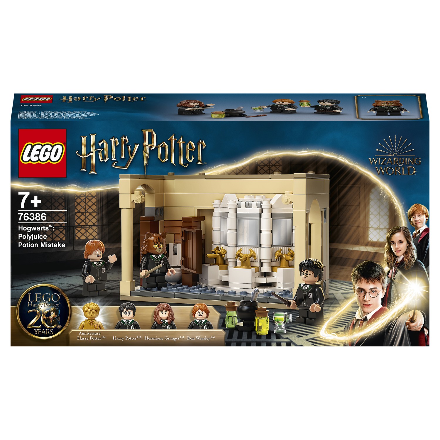 Конструктор LEGO Harry Potter Хогвартс: ошибка с оборотным зельем 76386  купить по цене 1799 ₽ в интернет-магазине Детский мир