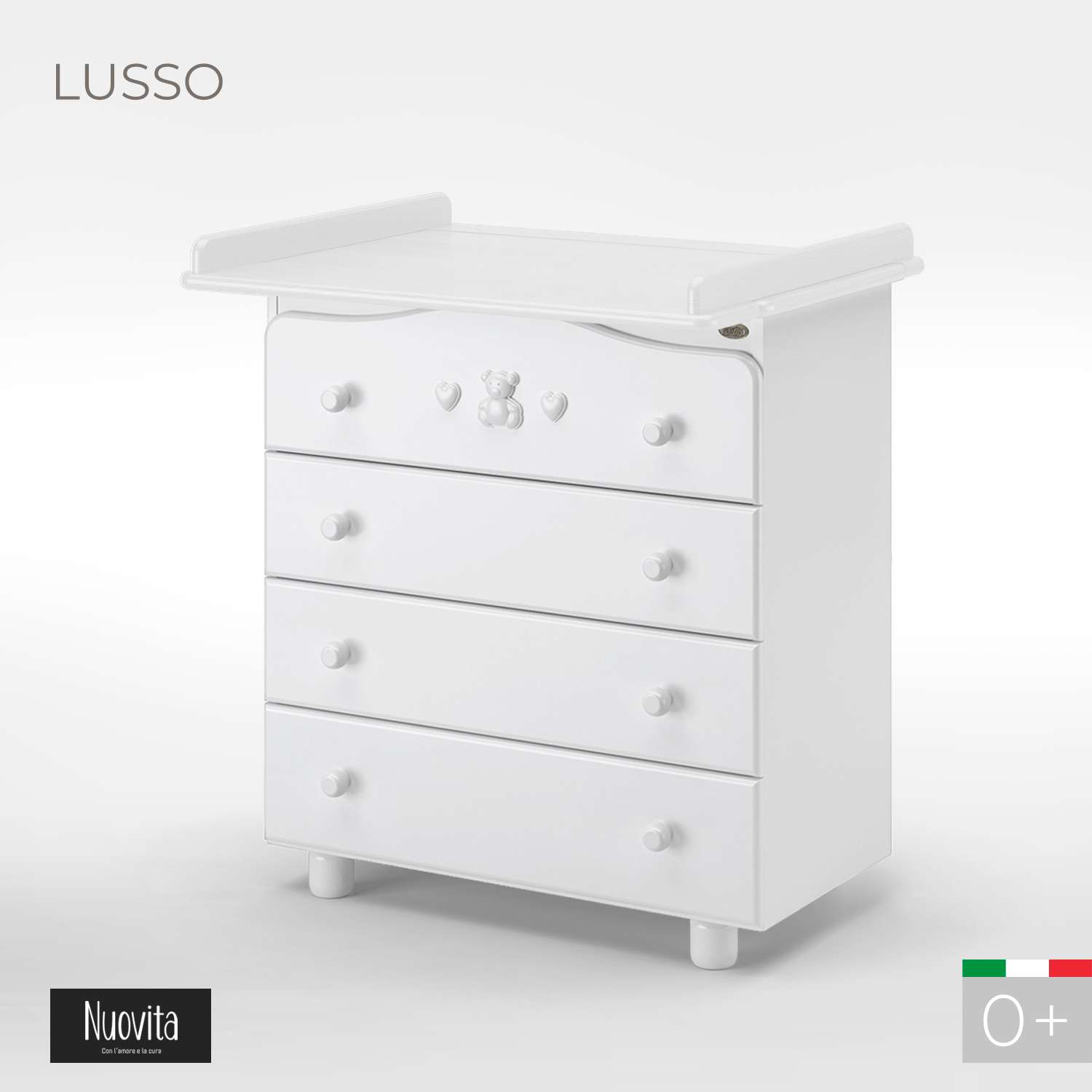 Комод Nuovita Lusso Bianco/Белый - фото 2