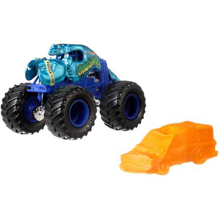 Машина Hot Wheels Monster Jam 1:64 Chroma Frost Крашстейшн FLW87