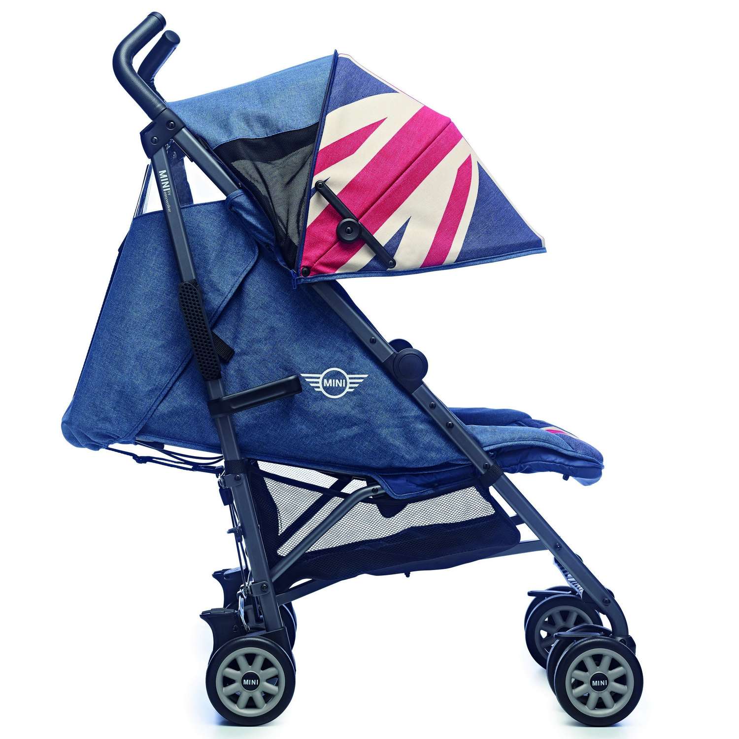 Коляска Easywalker Mini Buggy Union Jack Vintage c бампером - фото 5