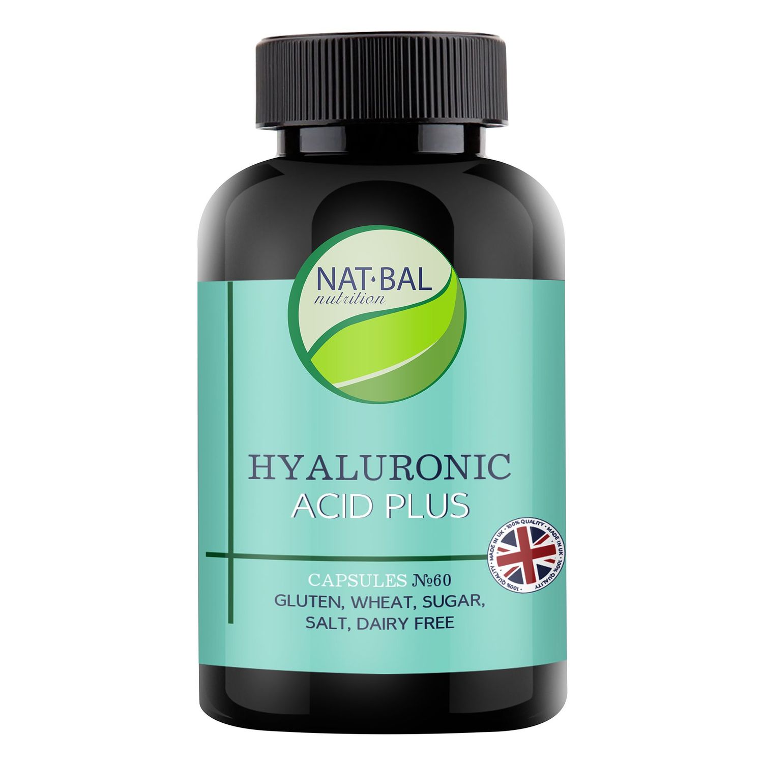 Биологически активная добавка Nat Bal nutrition Hyaluronic acid plus 60капсул - фото 1